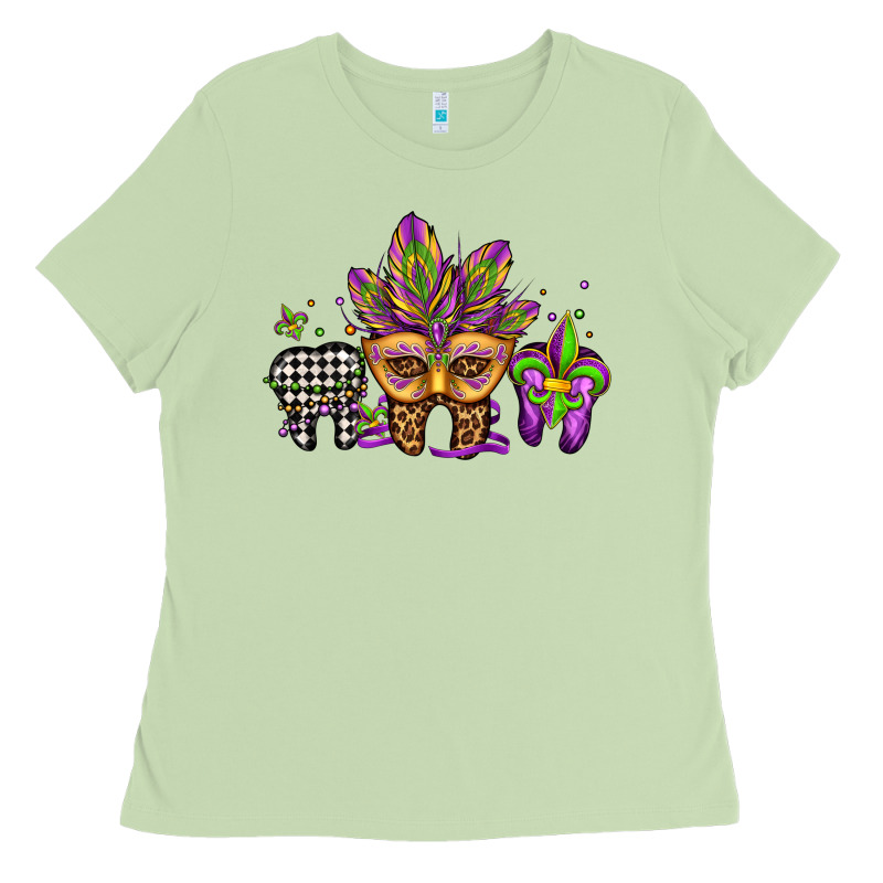 Mardi Gras Teeth Dental Assistant Ladies Tee by Jasminsmagicworld | Teevron