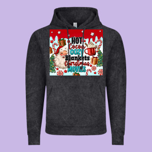 Hot Cocoa Cozy Blankets Christmas Movies Tumbler Vintage Hoodie Designed By Maliassmallbusiness