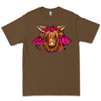 Cacao halloween highland cow horseshoe Premium Tee - Jasminsmagicworld