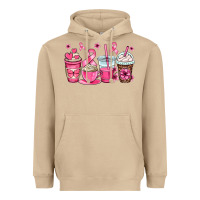 Mushroom breast cancer coffee cups Heavyweight Hoodie - OliviaCreatesArt