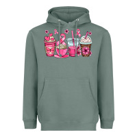 Sage breast cancer coffee cups Heavyweight Hoodie - OliviaCreatesArt