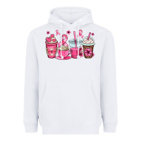 White breast cancer coffee cups Heavyweight Hoodie - OliviaCreatesArt