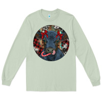 Matcha Black Angus Calf Christmas Long Sleeve Tee - RanaPortraitStore