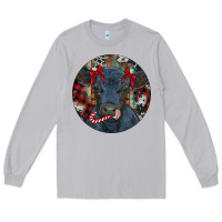 Moon Dust Black Angus Calf Christmas Long Sleeve Tee - RanaPortraitStore