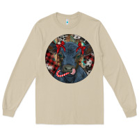 Mushroom Black Angus Calf Christmas Long Sleeve Tee - RanaPortraitStore