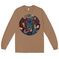 Toasted Coconut Black Angus Calf Christmas Long Sleeve Tee - RanaPortraitStore