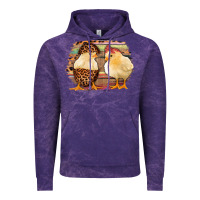 Cloud Purple Western Leopard and Serape Chicks Vintage Hoodie - Jasminsmagicworld