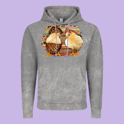 Western Leopard And Serape Chicks Vintage Hoodie Designed By Jasminsmagicworld