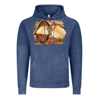 Vintage Denim Western Leopard and Serape Chicks Vintage Hoodie - Jasminsmagicworld