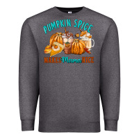 Charcoal Heather Pumpkin Spice Make Mama Nice Premium Sweatshirt - FaDigitalArtStudio