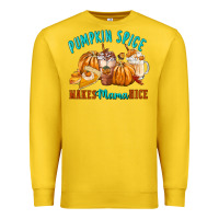 Lemon Pumpkin Spice Make Mama Nice Premium Sweatshirt - FaDigitalArtStudio