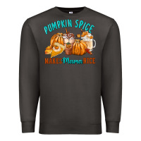 Smoke Pumpkin Spice Make Mama Nice Premium Sweatshirt - FaDigitalArtStudio