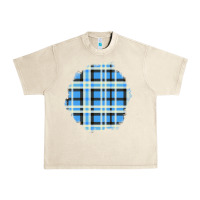 Sandshell Winter Tartan Patch Urban Heavy Tee - BundleAndBundleShop