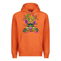 Carrot mardi gras mask Premium Hoodie - OliviaCreatesArt