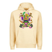 Pina Colada mardi gras mask Premium Hoodie - OliviaCreatesArt