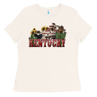 Bone kentucky Ladies Tee - NancyCooperArtShop