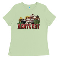 Matcha kentucky Ladies Tee - NancyCooperArtShop