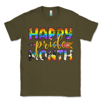 Army Green Western Happy Pride Month LGBTQ+ Classic Tee - BundleAndBundleShop