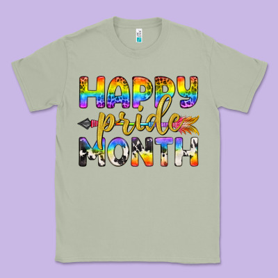 Western Happy Pride Month Lgbtq+ Classic Tee Designed By Bundleandbundleshop