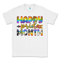 White Western Happy Pride Month LGBTQ+ Classic Tee - BundleAndBundleShop