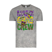 Cloud Rock Mardi Gras crew Vintage Tee - BundleAndBundleShop