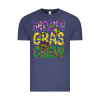 Vintage Denim Mardi Gras crew Vintage Tee - BundleAndBundleShop