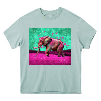 Arona colorful elephant Heavy Core Tee - LillyAllenDesigns