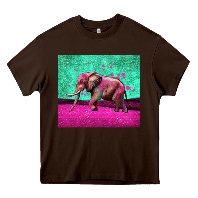 Colorful Elephant Heavy Core Tee by LillyAllenDesigns | Teevron