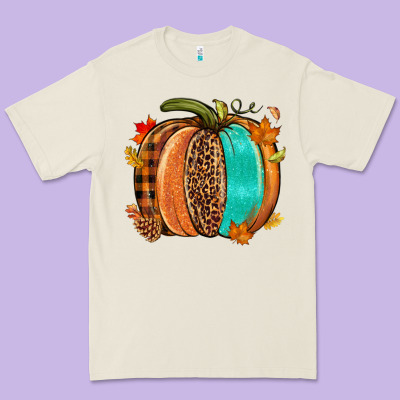 Fall Leopard Pumpkin Premium Tee Designed By Nancycooperartshop