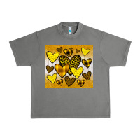 Tornado yellow hearts Urban Heavy Tee - JahusDesignShop