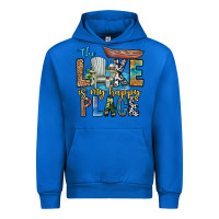 Cobalt the lakes my happy place Urban Hoodie - CowhideDigitalArt