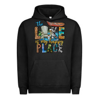 Pigment Black the lakes my happy place Urban Hoodie - CowhideDigitalArt
