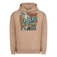 Pigment Burro the lakes my happy place Urban Hoodie - CowhideDigitalArt