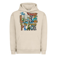 Pigment French Oak the lakes my happy place Urban Hoodie - CowhideDigitalArt