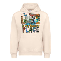 Sandshell the lakes my happy place Urban Hoodie - CowhideDigitalArt