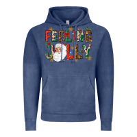 Vintage Denim Feeling Jolly Vintage Hoodie - NancyCooperArtShop