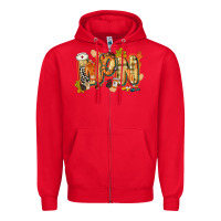 Red fall lpn Zipper Hoodie - CowGirlArtShop