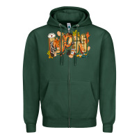 Sports Green fall lpn Zipper Hoodie - CowGirlArtShop