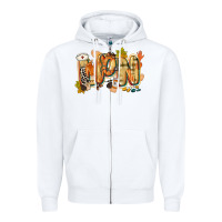 White fall lpn Zipper Hoodie - CowGirlArtShop