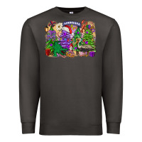 Smoke Christmas Louisiana Mardi Gras trees Premium Sweatshirt - FaDigitalArtStudio