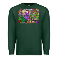 Sports Green Christmas Louisiana Mardi Gras trees Premium Sweatshirt - FaDigitalArtStudio