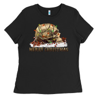 Merry Christmas Skull Ladies Tee | Teevron
