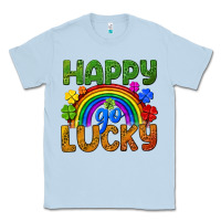 Dusty Blue Western Happy Go Lucky LGBTQ+ Classic Tee - BundleAndBundleShop