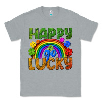 Heather Grey Western Happy Go Lucky LGBTQ+ Classic Tee - BundleAndBundleShop