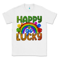 White Western Happy Go Lucky LGBTQ+ Classic Tee - BundleAndBundleShop