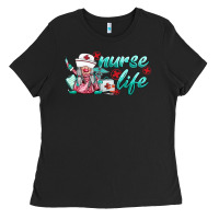Black nurse life gnomies Ladies Tee - BarkalooDesign