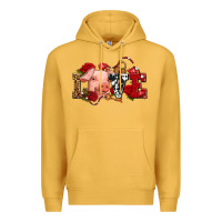 Mustard love with pig olivia Premium Hoodie - OliviaCreatesArt