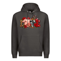 Smoke love with pig olivia Premium Hoodie - OliviaCreatesArt