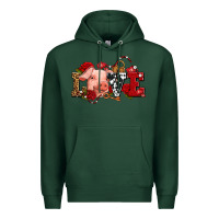 Sports Green love with pig olivia Premium Hoodie - OliviaCreatesArt
