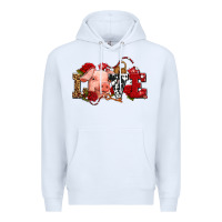 White love with pig olivia Premium Hoodie - OliviaCreatesArt